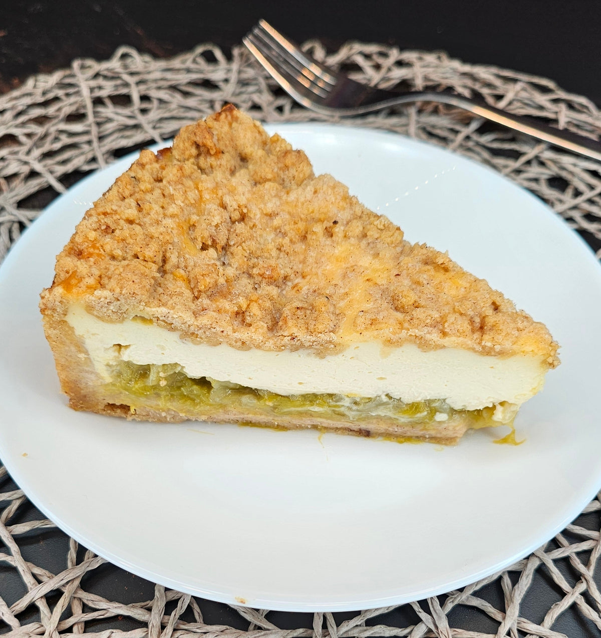 Schmand-Streusel-Rhabarberkuchen