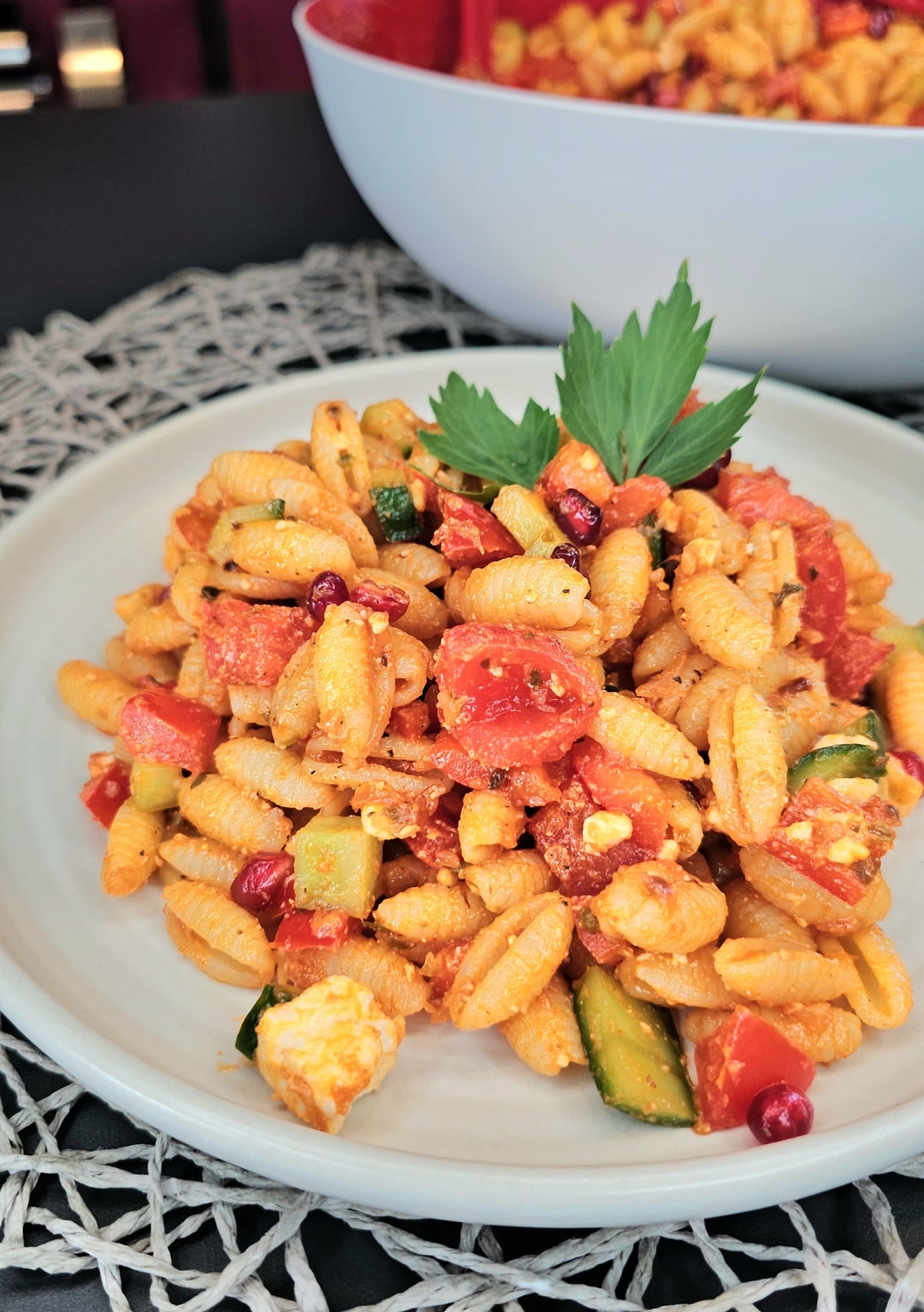 Orientalischer Nudelsalat