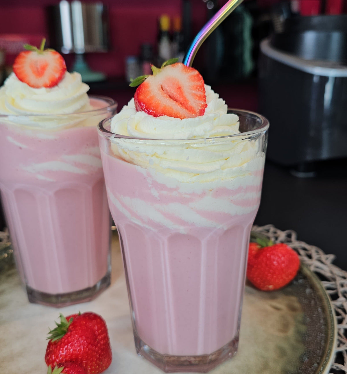 Das beste Erdbeer-Milchshake
