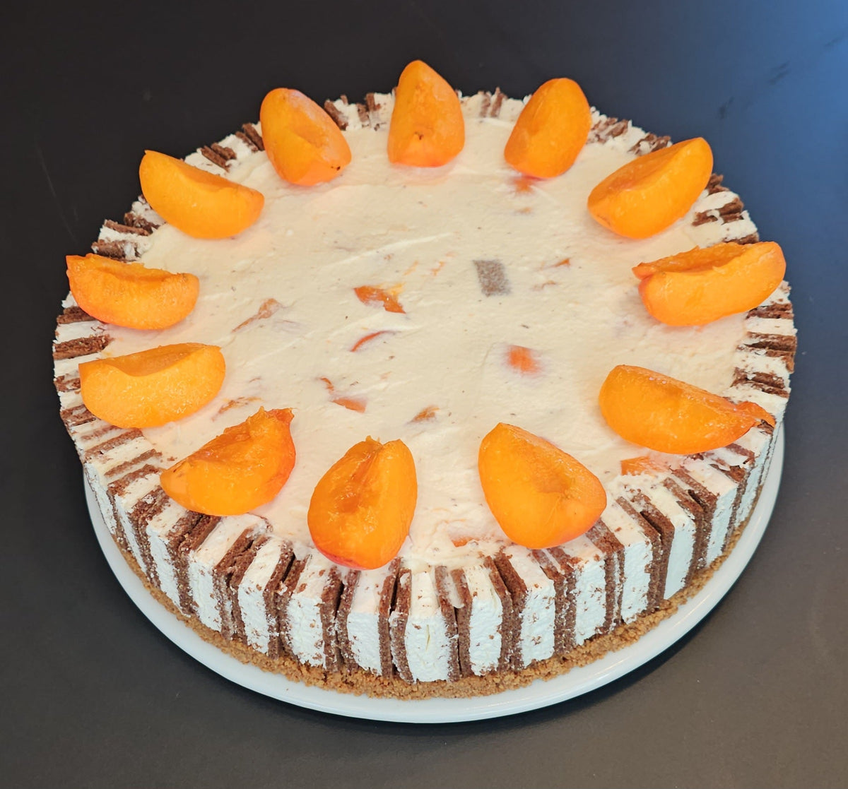 No-bake Milchschnitten-Aprikosen-Traum