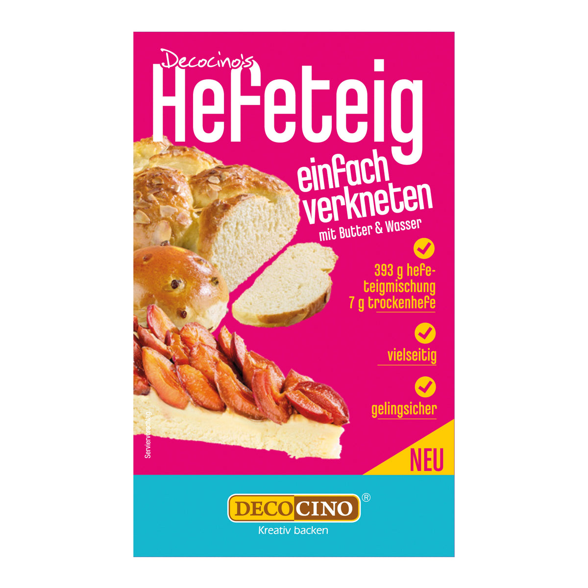 Hefeteig Backmischung (393g + 7g)