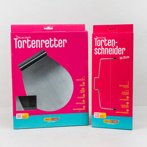 Angebotsset: Tortenretter (26x32cm) + Tortenschneider