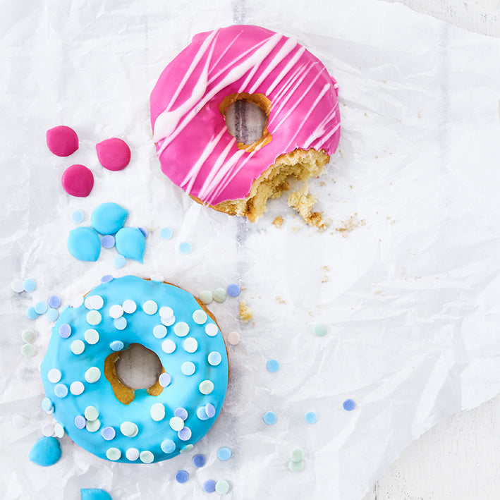 Donuts pink und blau