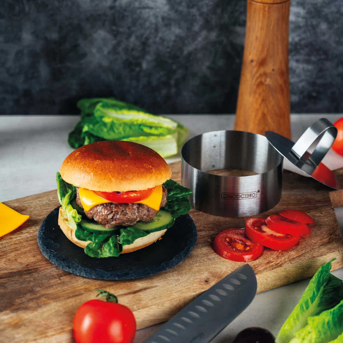 Burger Speiseringe 4-tlg. 