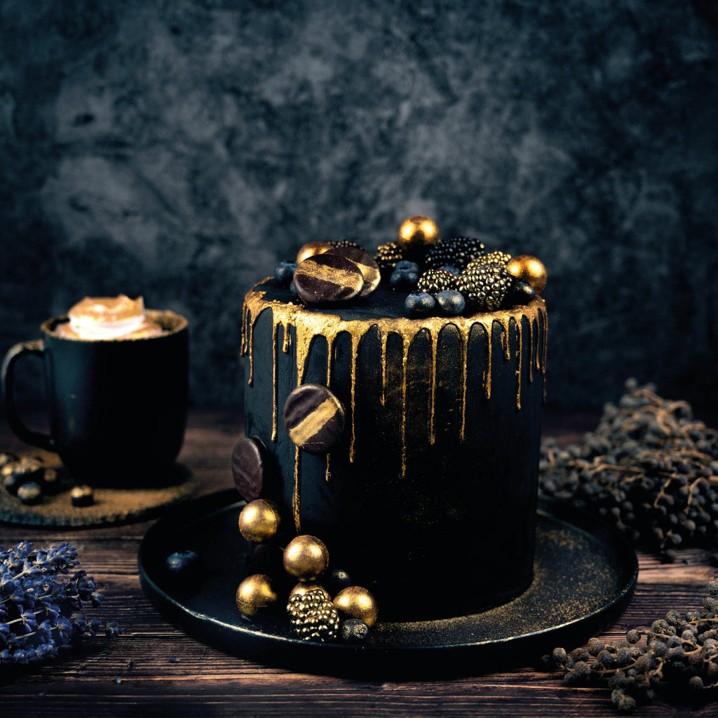 Torte mit Fondant Schwarz (250g)