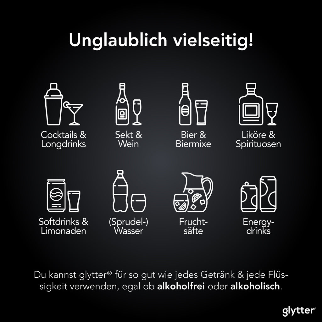 Glytter® - Gorgeous Gold Verwendung