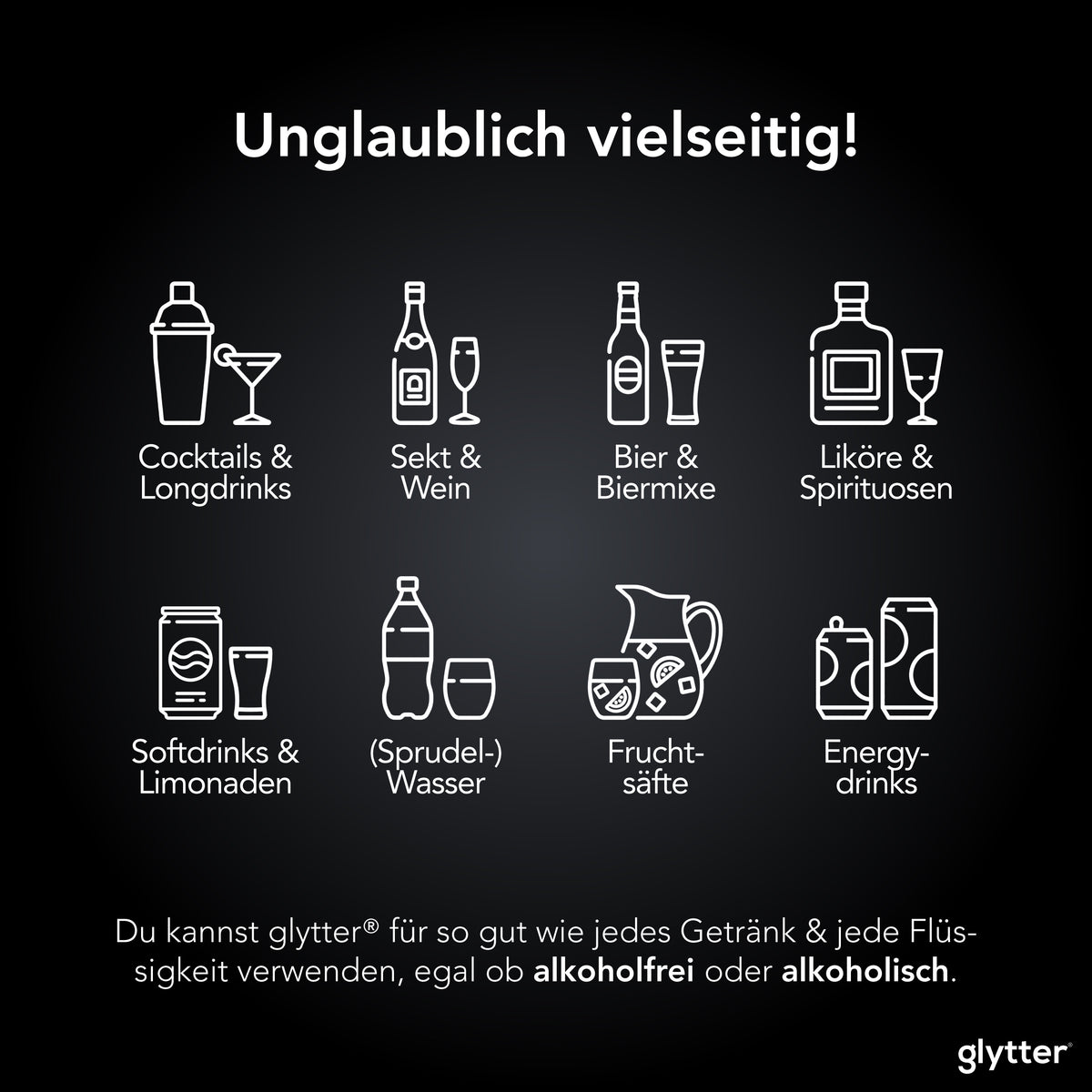 Glytter® - Gorgeous Gold Verwendung