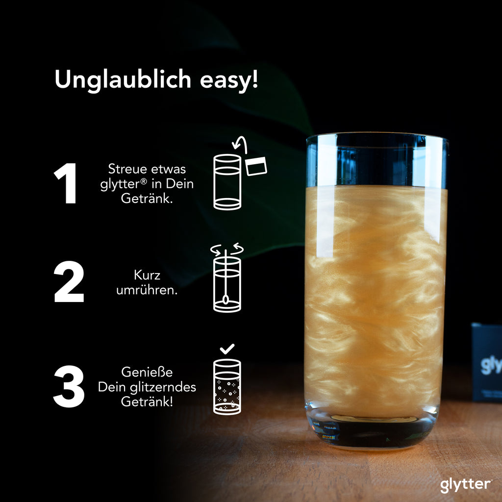 Glytter® - Gorgeous Gold Anleitung